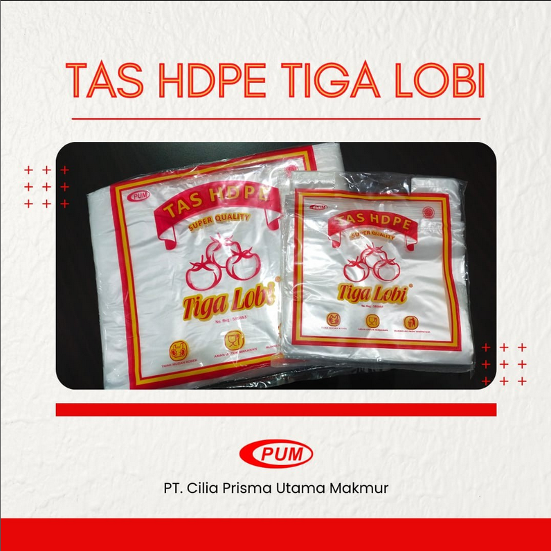 Tas HDPE Tiga Lobi